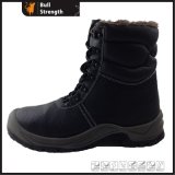 Genuine Leather with Fur Lining Safety Winter Boot (SN1558)