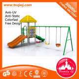 Popular Children Play Area Outdoor Playground with Swing