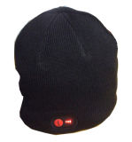 Heated Knitting Hat for Winter with 3 Levels Control SH-003
