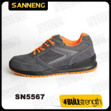 Sport Safety Shoes with Steel Toe and PU Outsole