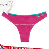 Sexy Cotton Teen Girls Thong Undergarment Cute Printing Thongs for Women