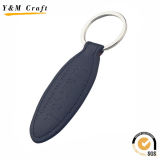 Oval Shaped Black PU Hot Press Design Leather Keyholder Ym1054
