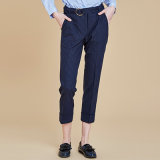 Cotton Strip Pants for Women Long Pant Trousers