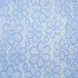 Blue Color Elastic Swiss Fabric Lace (NF1007)