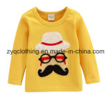 Kid's Round Neck Long Sleeve T-Shirt in Autumn and Spring
