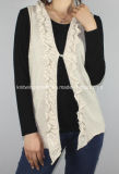 Women V Neck Sleeveless Cardigan Sweater by Knittin (12AW-234)