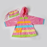 PVC Kids Waterproof & Wind Breaker Raincoat (SM-W1014)