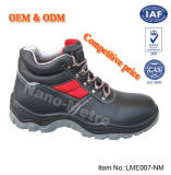 Nmsafety Black Cowhide Leather Steel Toe Cap Safety Work Shoes