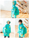 Students Raincoat with School Bags Cool Children Raincoat Kids Rain Pocket Jacket Waterproof Rain Coat Suit Children Raincoat