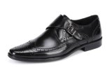 Italian Mens Leather Black Dress Shoes for Business Office