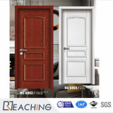 Red Sandal Wood and Ivory White Raise Decorative Strip Interior Bedroom Door