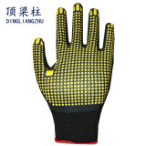 Wholesale Nitrile Foam Safety Gloves with PVC Dotted Palm