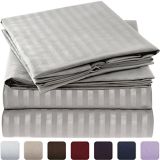 Comfortable Embroidery Brushed Microfiber Bedding Sheets