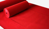 Polyester Material Plain Red Wedding Carpet
