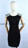 Wholesale Evening One Piece Black New Dress Ladies Black Dress
