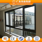 Two Rails Sliding Window Double Tempered Glass