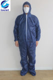 Blue Disposable Coverall with Elastic Hood S12-518