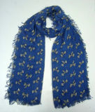 Hot Sale100% Cotton Knitted Football Scarve
