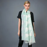 35%Cotton 65%Polyester Yarn Dye Scarf for Ladies' Fashion