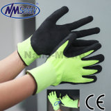 Nmsafety Nitrile Sandy Finished Coating Cut Resistant Glove