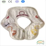 Wholesale High Quality Custom Absorbent Printed Soft 100% Cotton Infant Round Drool Bandana