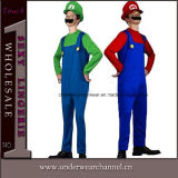 Halloween Men's Deluxe Mario Luigi Costume Carnival Items (0050)