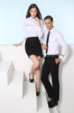 Unisex Business Long Sleeve Formal Shirt of Factory Price --Md1a8141