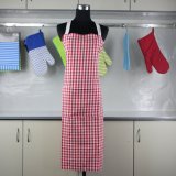 Home Decorative Chef Bib Cooking Kitchen Classic Full Size Cotton Vintage Gingham Apron Red