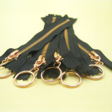 5# Closed End Metal Zipper with Anti Copper Nickel Teeth for Shoes