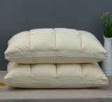Hot Cotton Cover Duck Down and Feather Three Layers Gusset Pillow