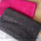 Cotton Color Custom Jacquard Woven Embossed Logo Hand Towel