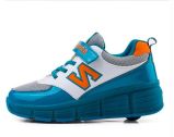 China Sport Brand Leather Roller Skate Shoes with Retractable Wheels for Adults, Men Roller Shoes Sneakers Price Cheap Good