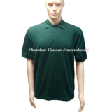 Dark Green Short Sleeve Male Polo Shirt