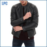 Slim Fit Leisure Winter Mens PU Leather Jacket