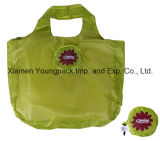 Personalized Custom Imprinted Promotional Nylon Foldable Reusable Shopping Bag