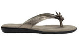 Sun and Sand Patent or Faux Leather Thong Style Sandals