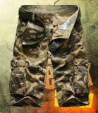 Men's Short Pants 100%Cotton Comouflage Dye Washing for Summer Sy-1566