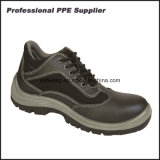 High Quality Smooth Action Leather Steel Toe Security Shoe Ss-136