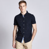 Wholesale 100% Cotton Latest Casual Long /Short Sleeve Dress Shirt Designs for Men