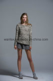 Ladies 100% Acrylic Knitted Sweaters Fashionable Knitted Tops