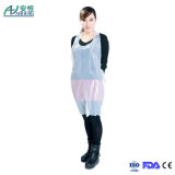 Food GMP Disposable White Disposable Waterproof Apron