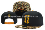 Leopard Printing Leather Snapback Hat