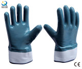 Cotton Jersey Shell Nitrile Coated Safety Work Gloves (N6001)