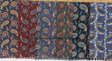 Yarn Dyed Printed Cotton Paisley Fabric Tie