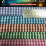 Polyester+Cotton Yarn Dyed Check Shirting Fabric