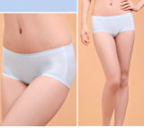 Anti-Bacterial Seamless Lace Underwear with Silver Fiber for Women