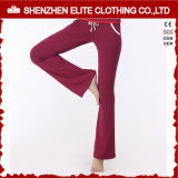 Wholesale Custom Logo Burgundy Yoga Pants Womens (ELTLI-93)