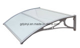 Hot Sale Outdoor DIY Polycarbonate Plastic Awnings Can Be with MID-Fixing Bar (YY800-N)