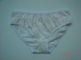 2016 BSCI Oeko-Tex Girl's Underwear Panty 030210 with Print