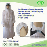 Lushing Cap and Elastic Cuff Disposable Poncho